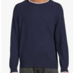 Magaschoni Cashmere Crewneck Blue Pullover Men Sweater Size:M/M